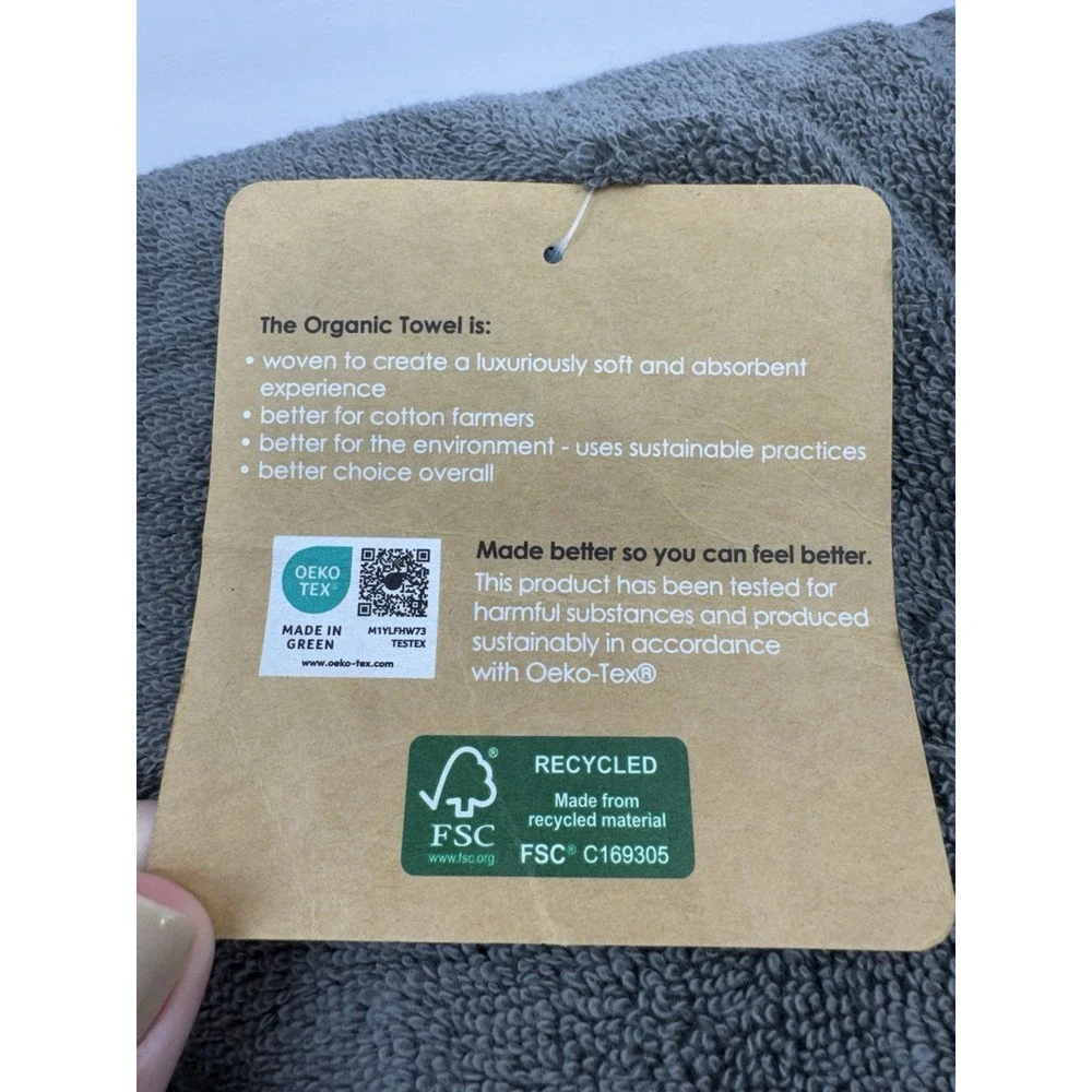Eco Existence The Organic Towel Eco- melange 2 Pc Bath Sheets 34